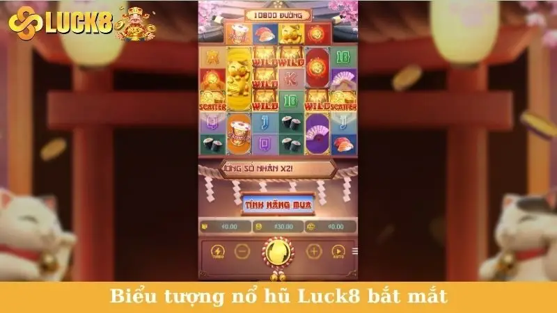 Biểu tượng nổ hũ Luck8 bắt mắt