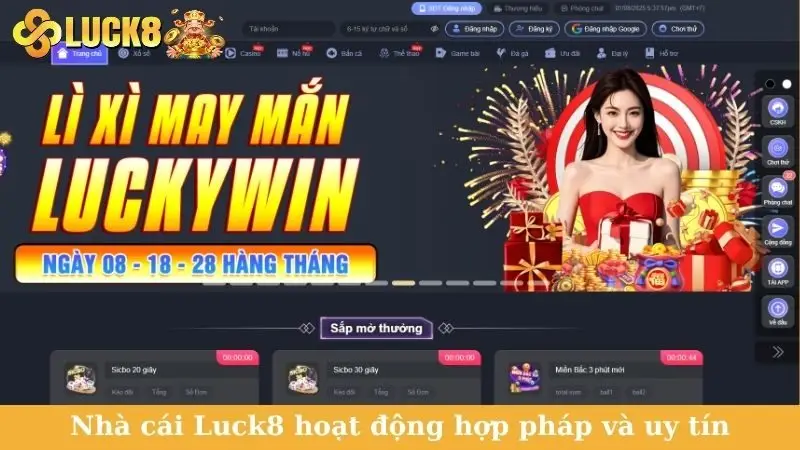 Giới thiệu Luck8 hoạt động hợp pháp và uy tín